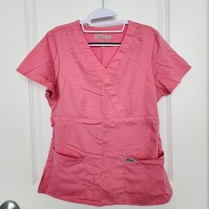 Grey's Anatomy Pink Scrub Top